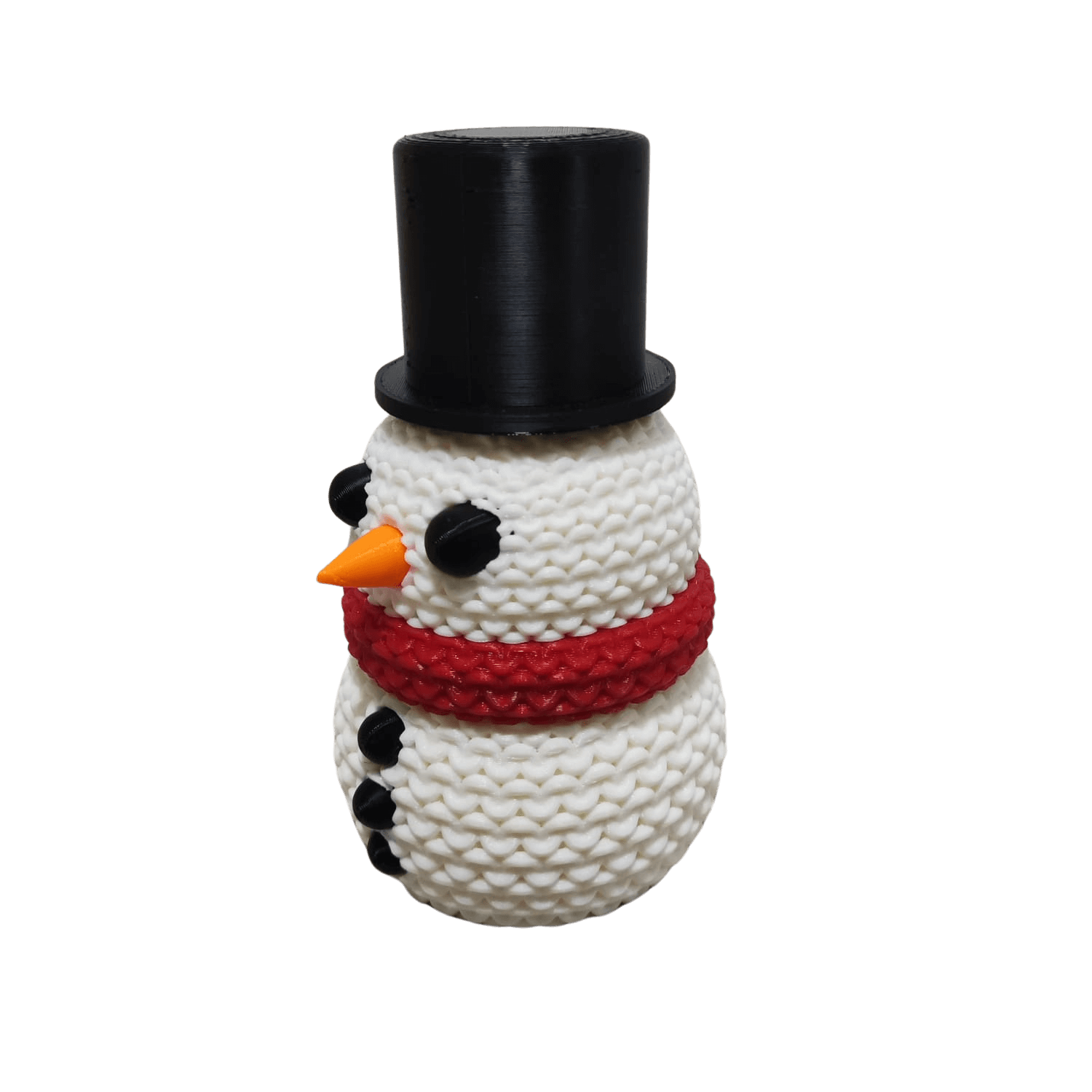 ⛄Boneco de Neve Clássico | 12,5cm | Impressão 3D
