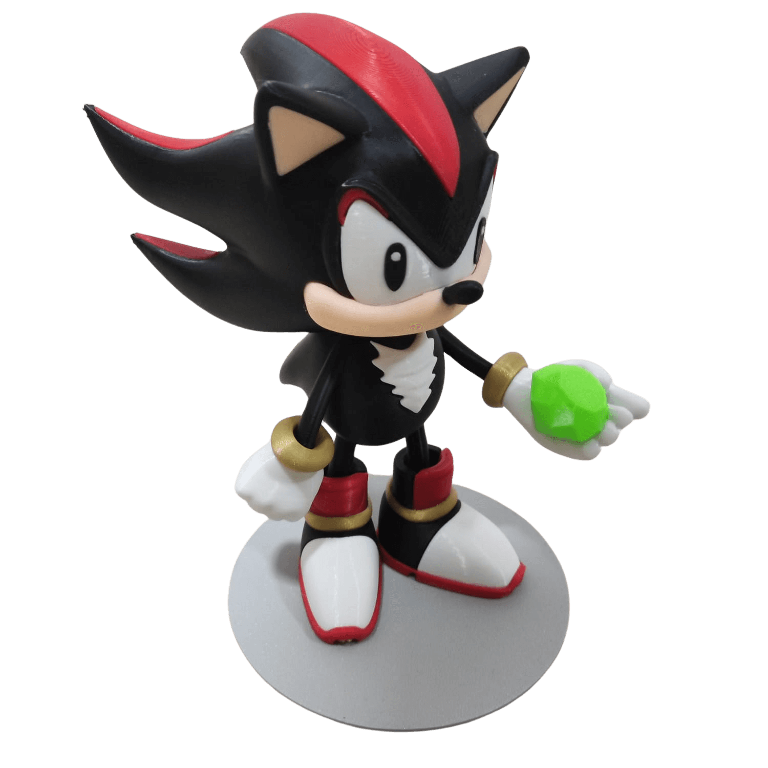 ⚫Boneco Shadow | 15cm | Série Sonic | Impressão 3D