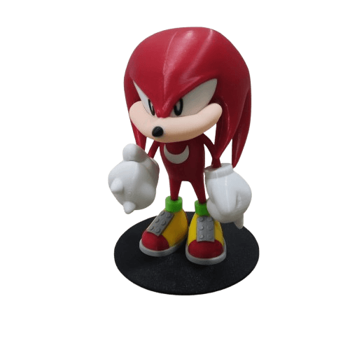🔴Boneco Knuckles | 17cm | Série Sonic | Impressão 3D