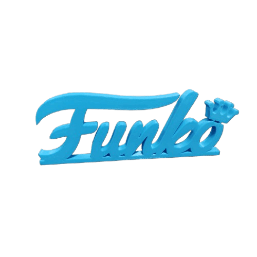 🟦Logo “Funko” Azul | 20cm | Impressão 3D