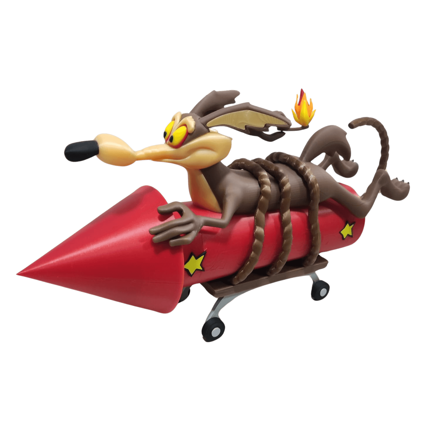 🐺 Boneco Willy Coiote | 38cm | Série Sonic | Impressão 3D