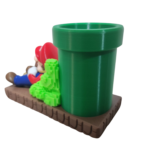 🧱Porta-Lápis Mário Brós Dormindo | 17cm | Série Mário Brós | Impressão 3D - Imagem 13