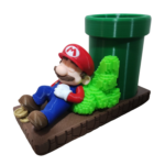 🧱Porta-Lápis Mário Brós Dormindo | 17cm | Série Mário Brós | Impressão 3D - Imagem 12