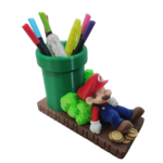 🧱Porta-Lápis Mário Brós Dormindo | 17cm | Série Mário Brós | Impressão 3D - Imagem 6