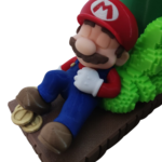 🧱Porta-Lápis Mário Brós Dormindo | 17cm | Série Mário Brós | Impressão 3D - Imagem 3