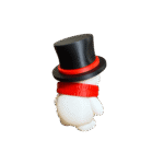 ⛄Boneco de Neve Clássico (M2) | 12cm | Impressão 3D - Imagem 4