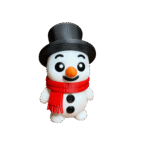 ⛄Boneco de Neve Clássico (M2) | 12cm | Impressão 3D