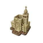 ⛪Porta-Lápis Igreja Católica | 10cm | Impressão 3D