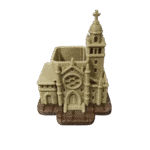 ⛪Porta-Lápis Igreja Católica | 10cm | Impressão 3D - Imagem 2